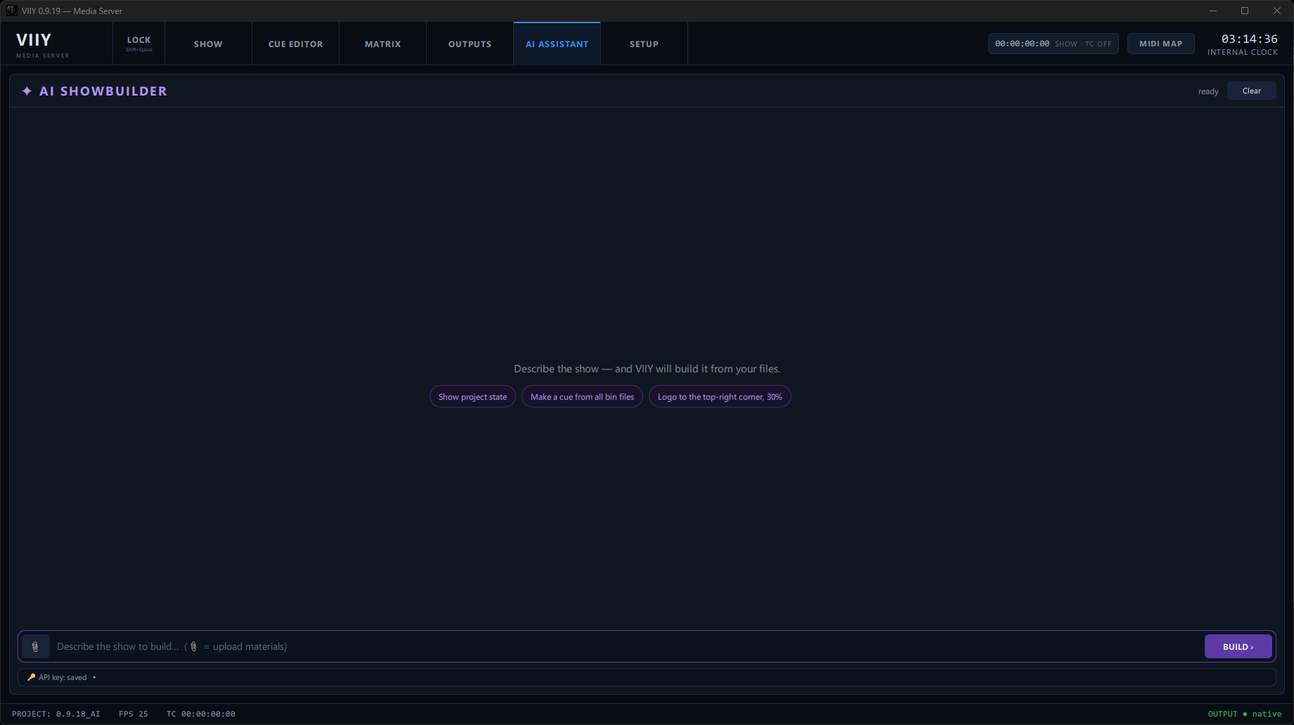 AI Showbuilder