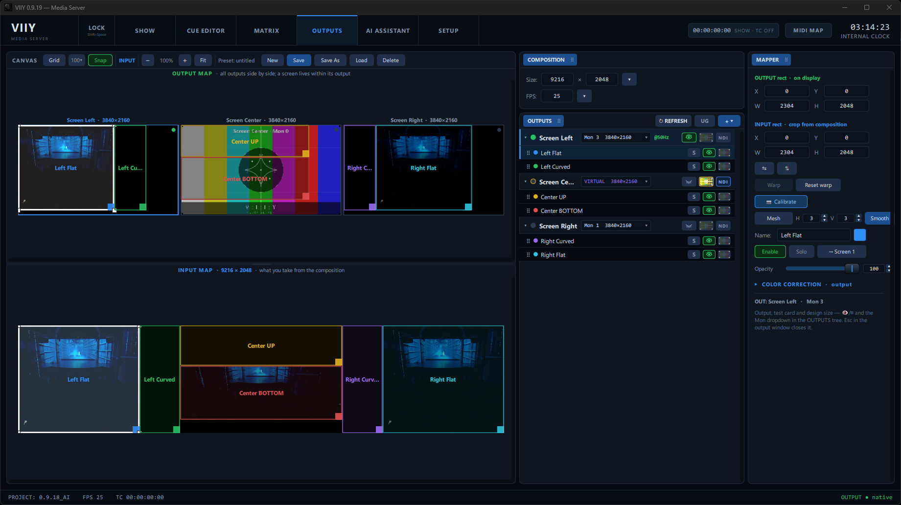 Outputs and mapping